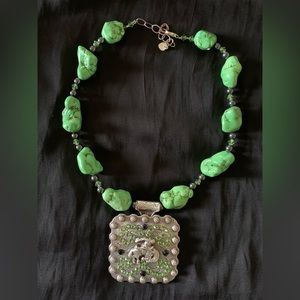 Custom hand made western necklace.